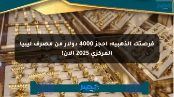 فرصتك الذهبية: احجز 4000 دولار من مصرف ليبيا المركزي 2025 الآن!